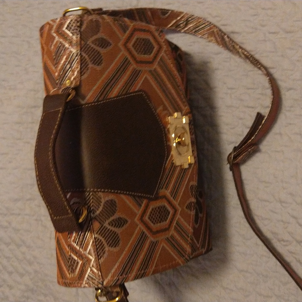 Nwot Large Brown Casual Thread Designer Inspired … - image 6